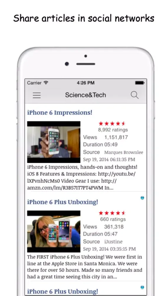 Capturas de pantalla de Top News - Google edition
