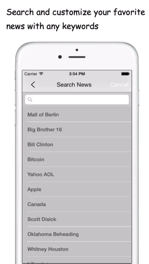Capturas de pantalla de Top News - Google edition