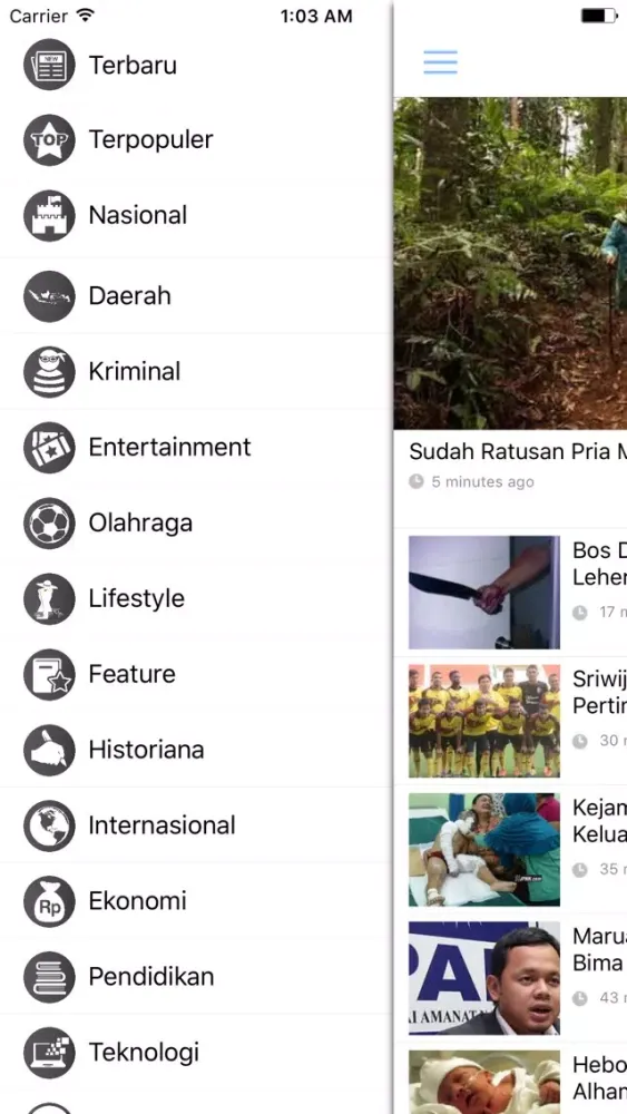 Capturas de tela do JPNN-Jawa Pos National Network