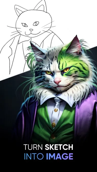Capturas de tela do Image AI: AI Art Generator