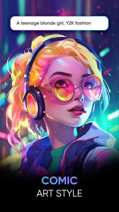 Capturas de tela do Image AI: AI Art Generator