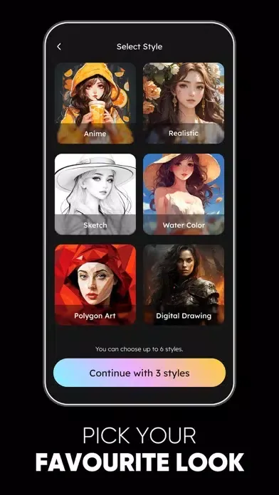 Capturas de tela do PhotoLab: Cartoon Avatar Maker
