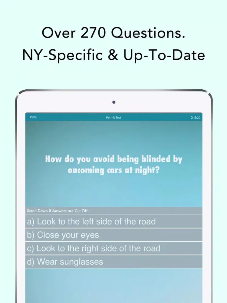 New York DMV Test Pro iPad 应用截图