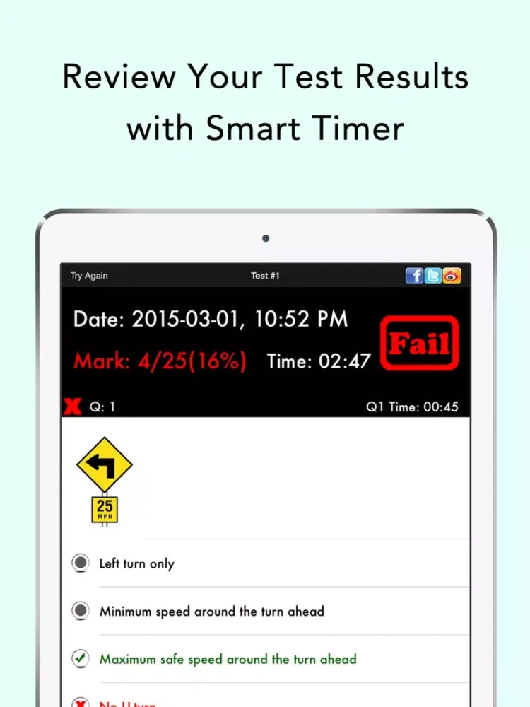 New York DMV Test Pro iPad 应用截图