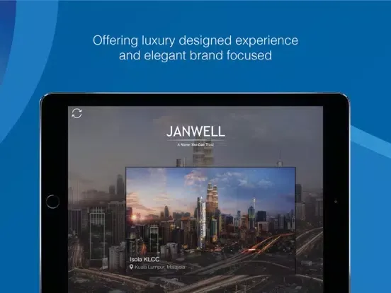 Janwell Digital Showcase iPad 应用截图