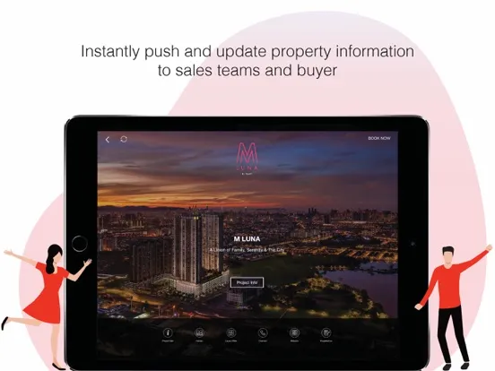 Ảnh chụp màn hình của M Digital Showcase iPad 