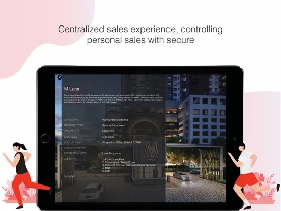 Ảnh chụp màn hình của M Digital Showcase iPad 