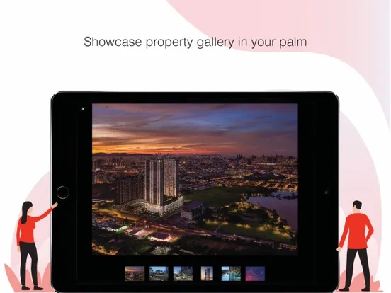 Ảnh chụp màn hình của M Digital Showcase iPad 