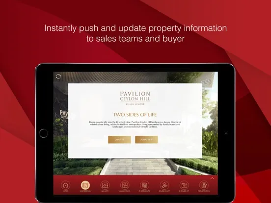 Ảnh chụp màn hình của 1P Sales Booking iPad 