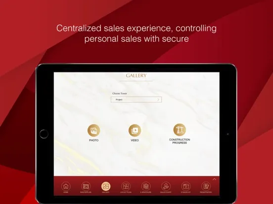 Ảnh chụp màn hình của 1P Sales Booking iPad 