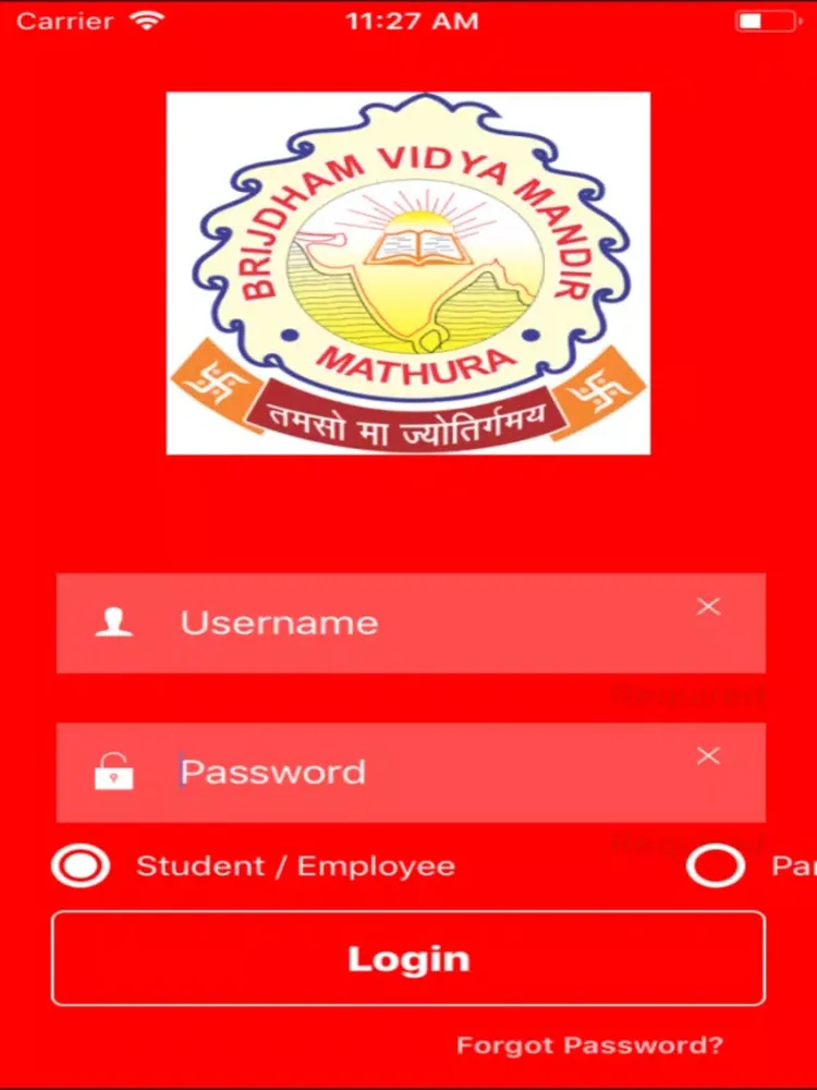 Скриншоты Brij Dham Vidya Mandir iPad 