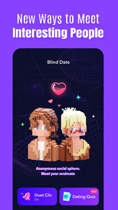 Capturas de tela do Duet - Date & Meet New Friends