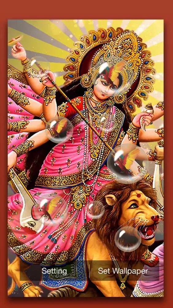 Godess Durga Live Wallpaper 스크린샷