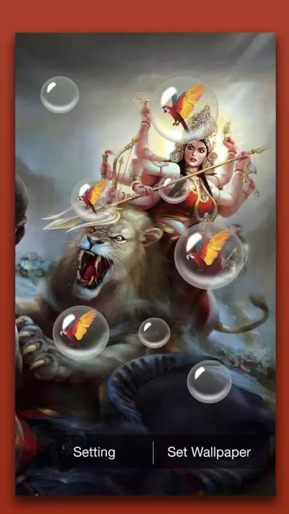 Godess Durga Live Wallpaper 스크린샷