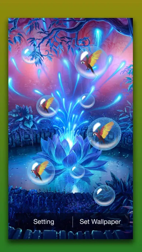 Скриншоты Fantasy Flowers Live Wallpaper