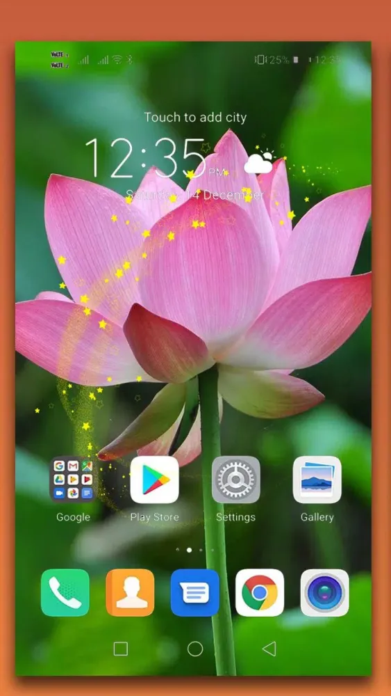 Скриншоты Lotus Live Wallpaper