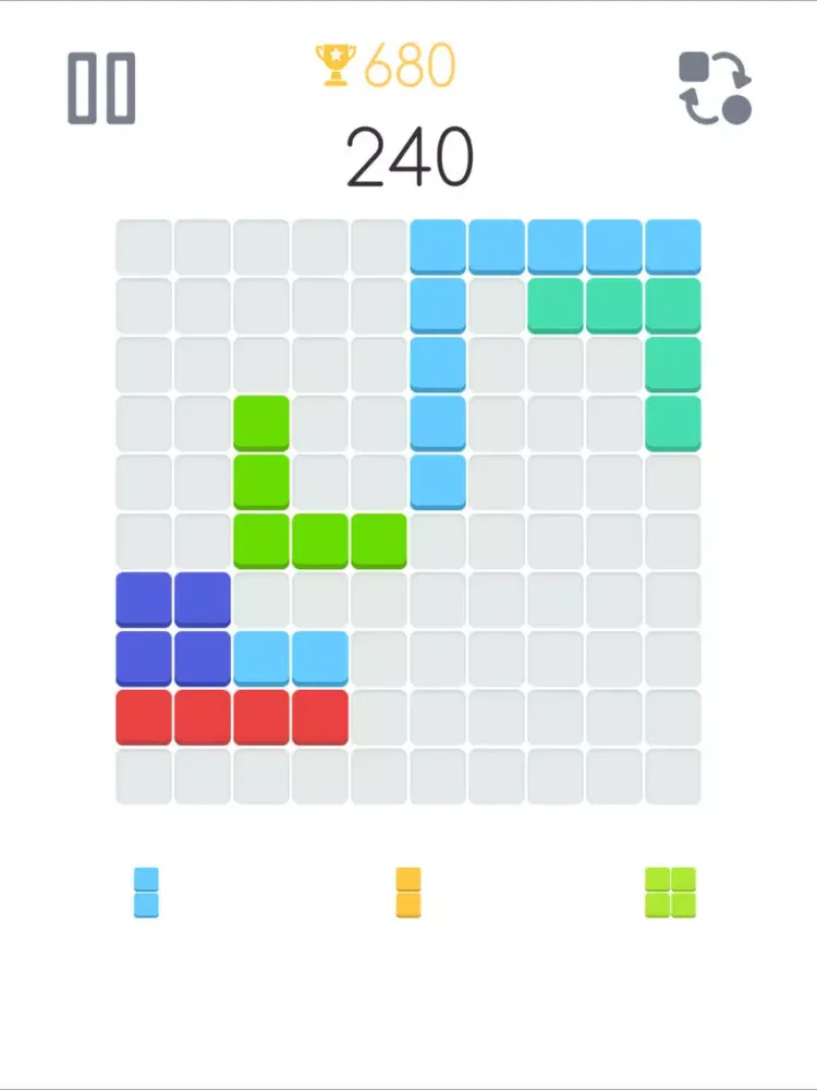 تصاویر Block and Square - Puzzle lineup break bricks bubble iPad 