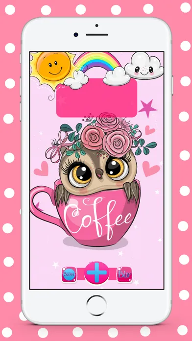 Cute Pink HD Wallpaper Maker 스크린샷