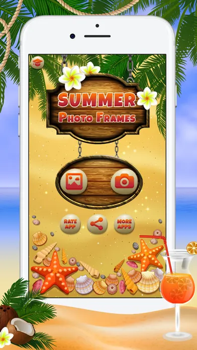 Summer Photo Frames & Stickers স্ক্রিনশট