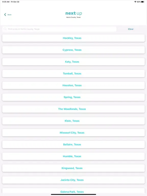 Capturas de pantalla de Next Up City Guide: Voter iPad 