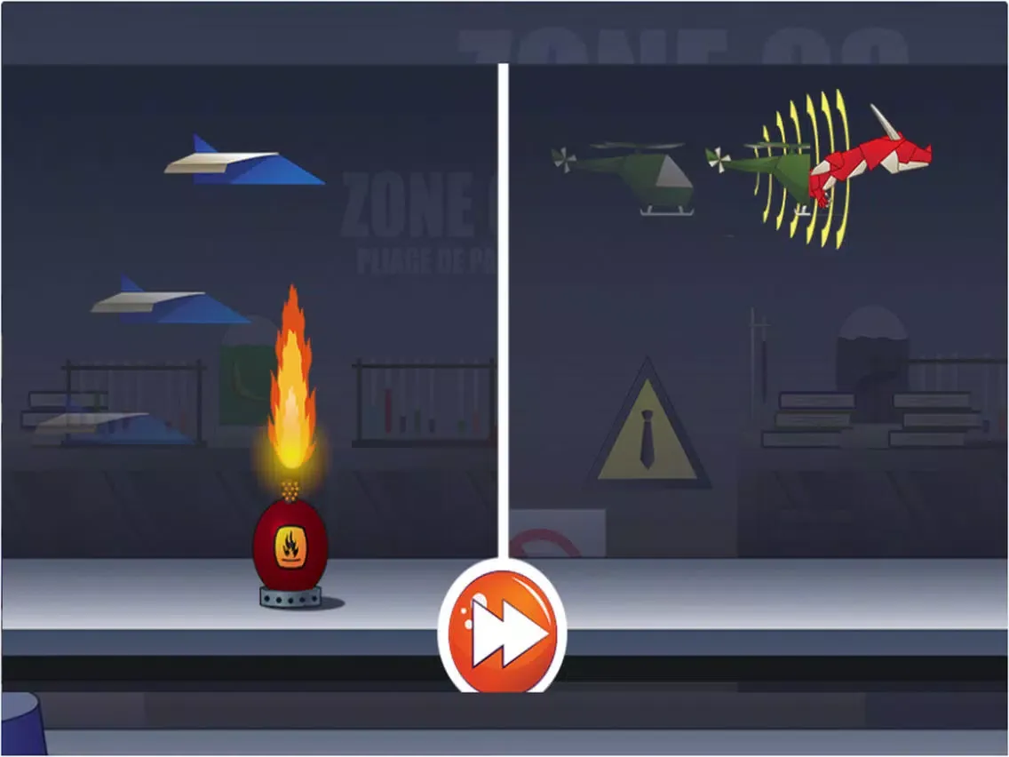Captures d'écran de paper plane the crazy lab iPad 