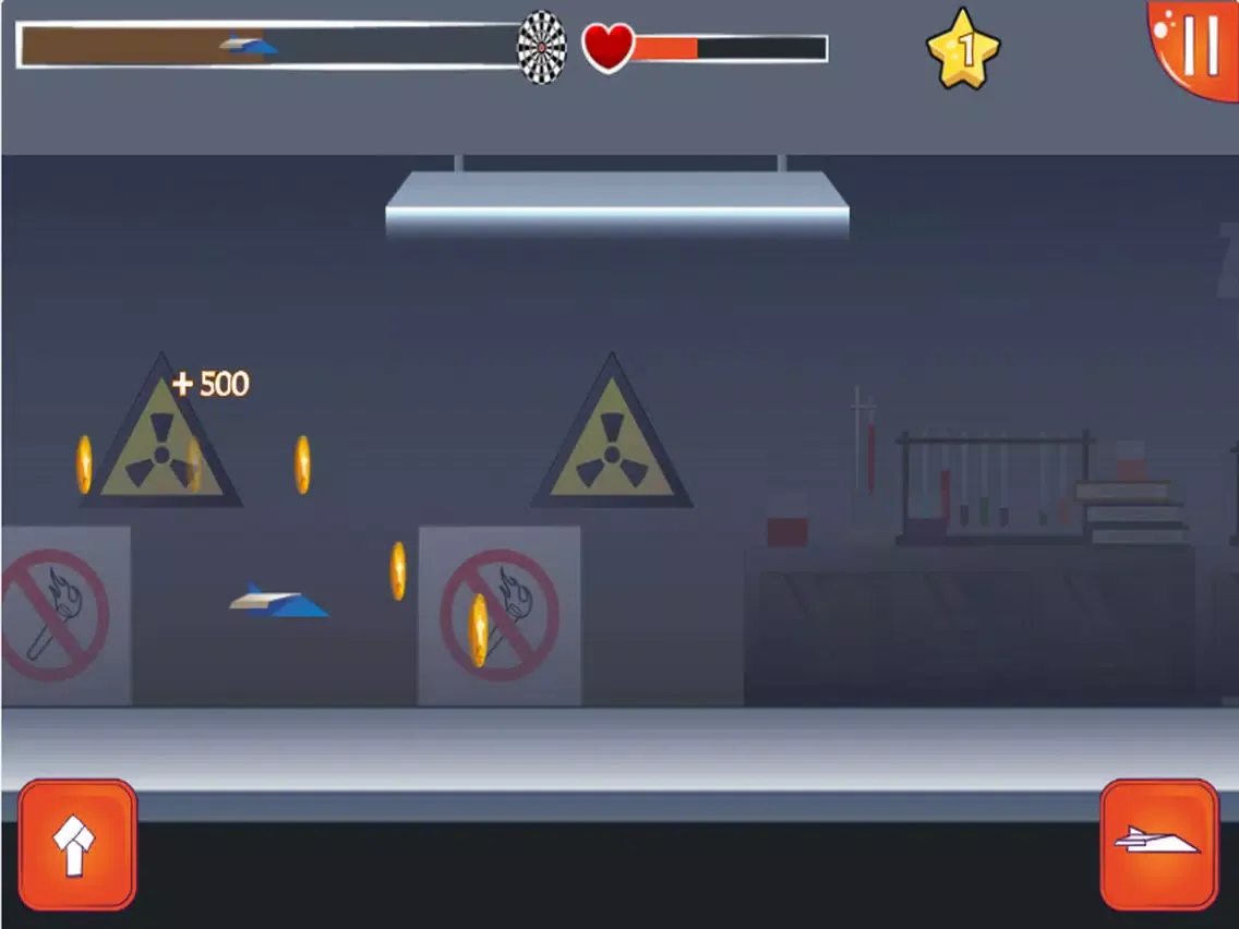 Captures d'écran de paper plane the crazy lab iPad 