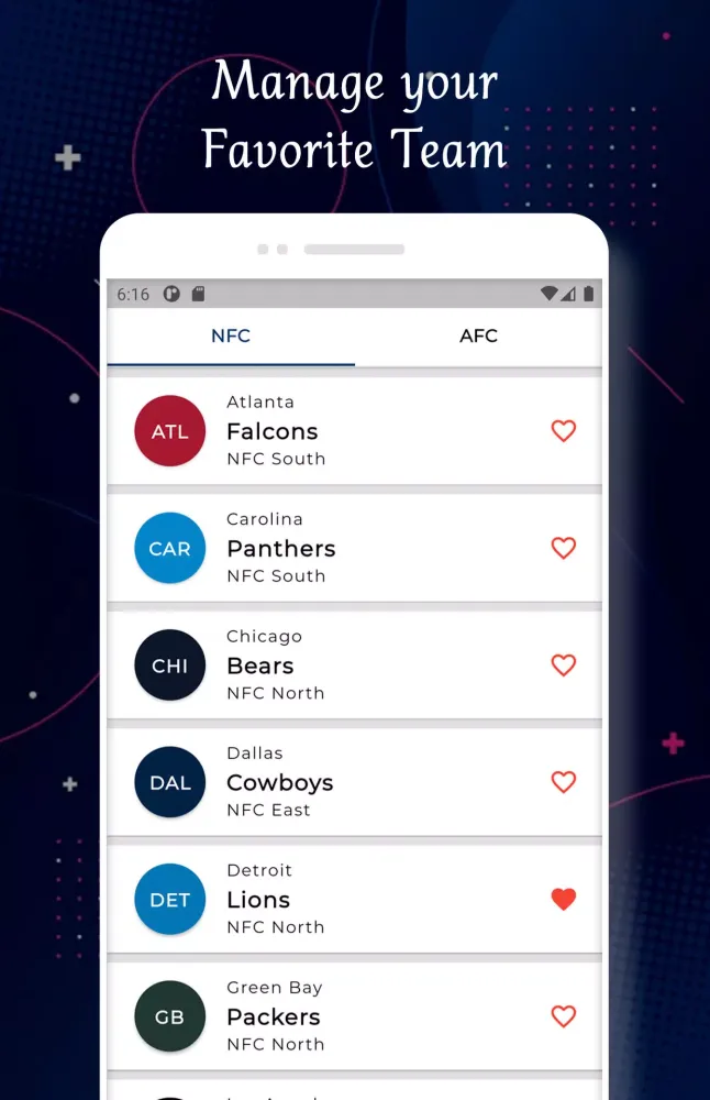Lions - Football Live Score Screenshots