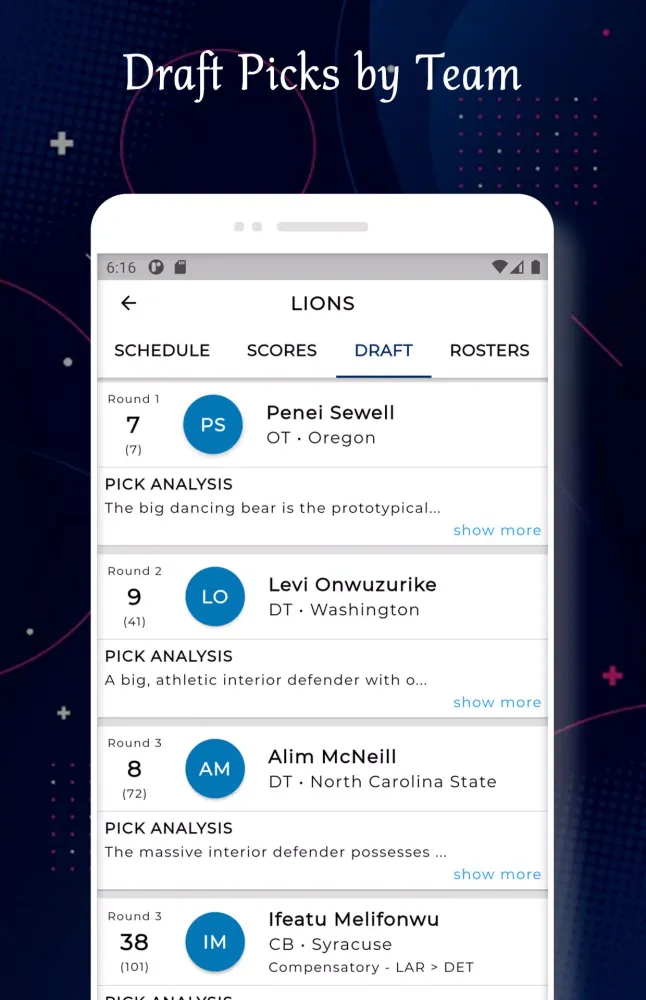 Lions - Football Live Score Screenshots