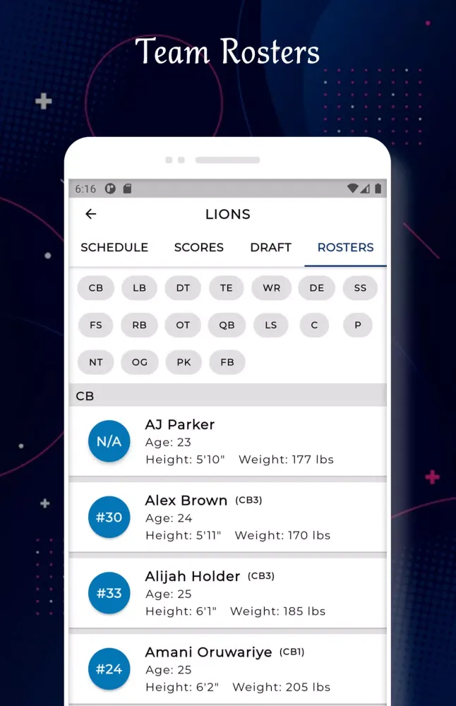 Lions - Football Live Score Screenshots