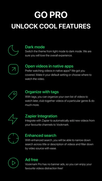 Vookmark - Video Bookmarking Screenshots