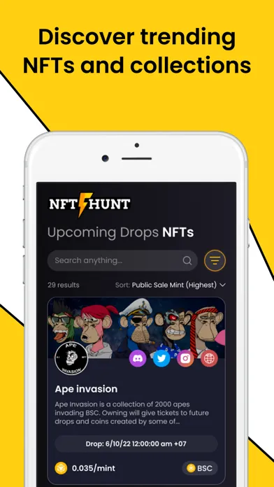 NFT market - crypto investing应用截图