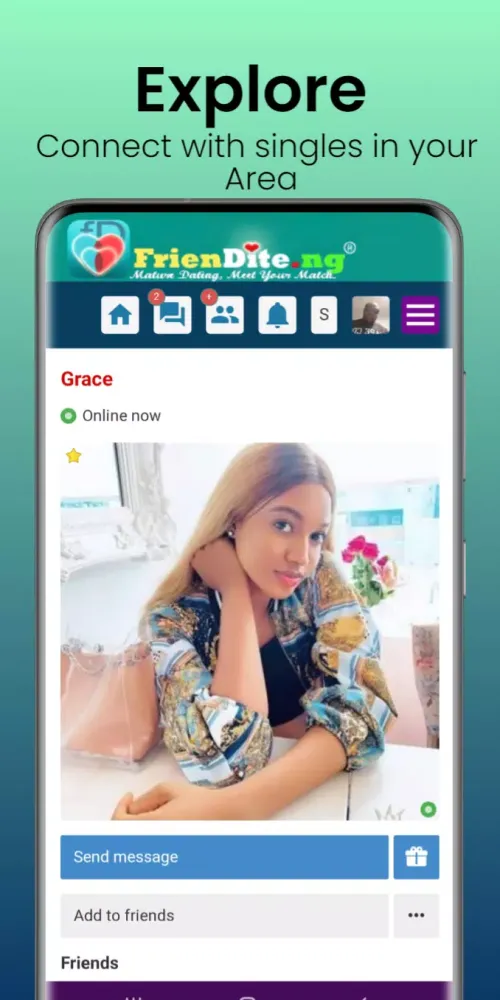 Friendite: Nigerian Dating App Screenshots