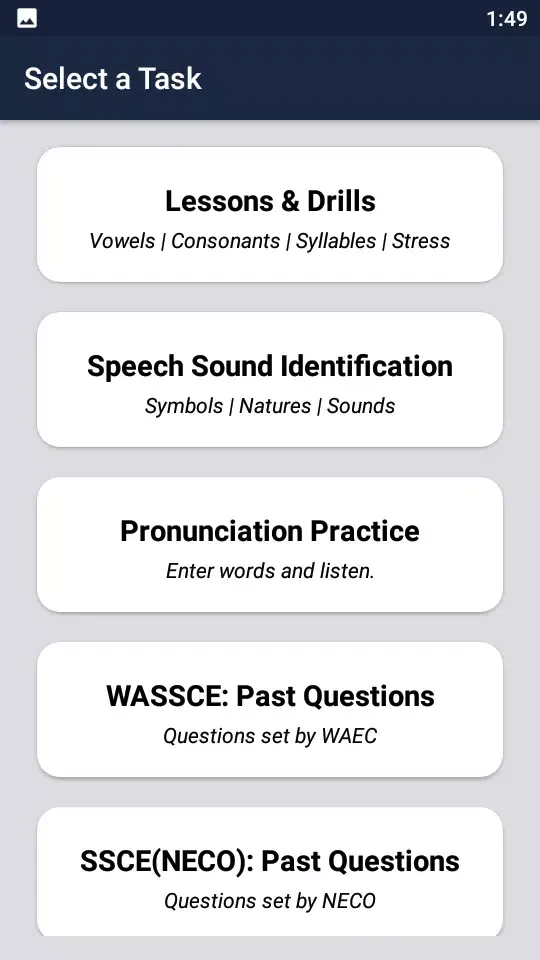 Oral English Companion Screenshots