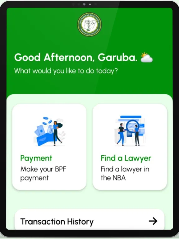 Tangkapan layar NBA Digital App iPad 