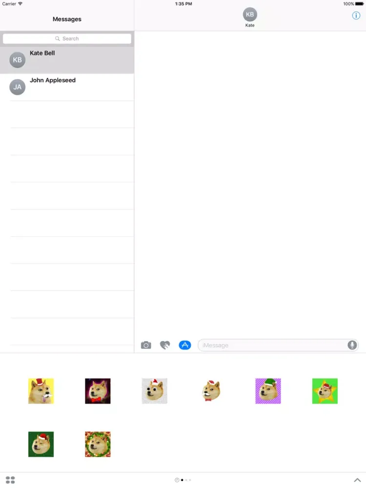 تصاویر Doge Stickers iPad 