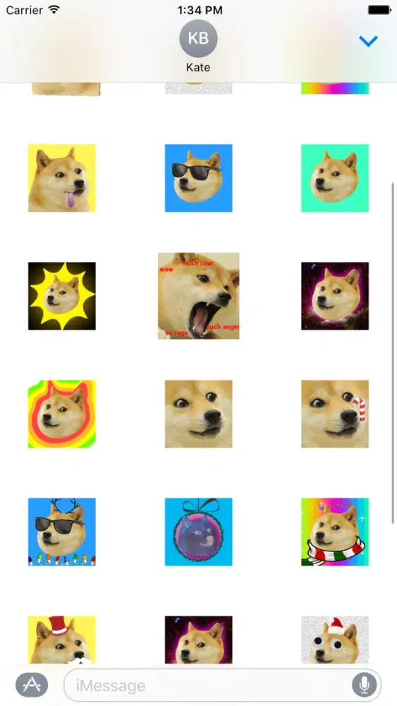 تصاویر Doge Stickers