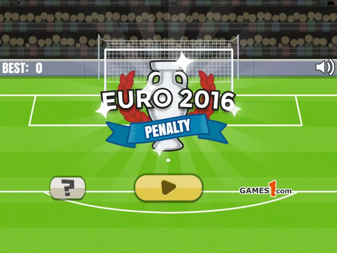 Goals Master Dream Football - Super Penalty Shootout Euro 2016 Edition iPad  스크린샷
