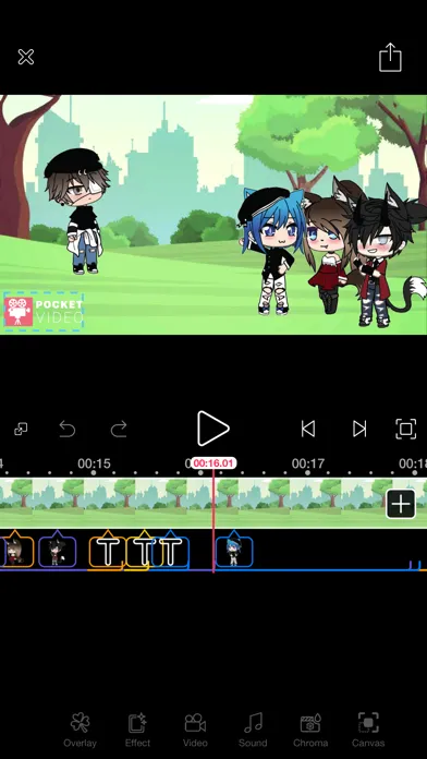ภาพหน้าจอของ Gacha Animator - PocketVideo