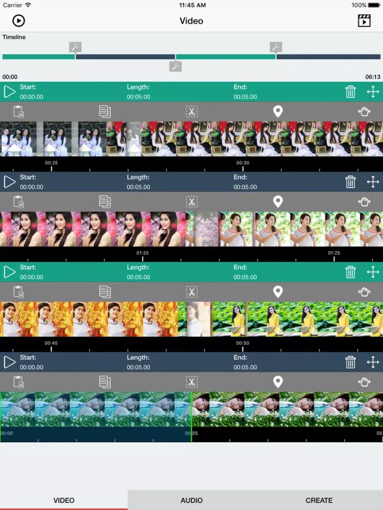 Combine Videos Pro - Merge/Join/Trim/Cut/Add Effect to Video iPad  Screenshots