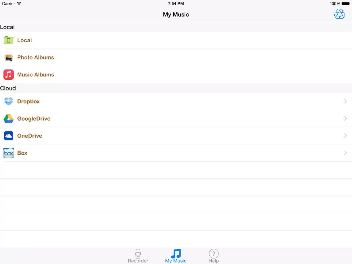 Screenshot di Voice Recorder Pro - Record Memo.s from Phone to Dropbox iPad 
