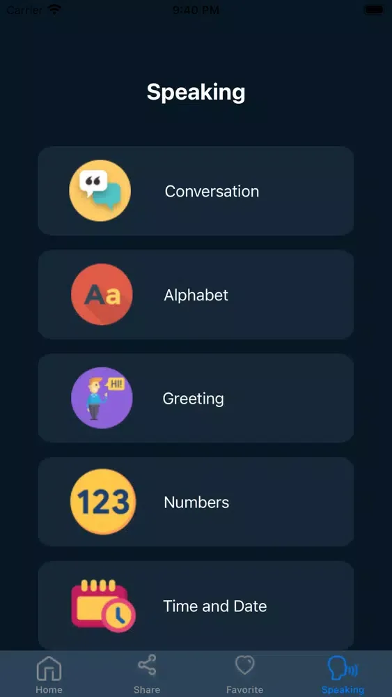 SpanEng Learn English Spanish স্ক্রিনশট