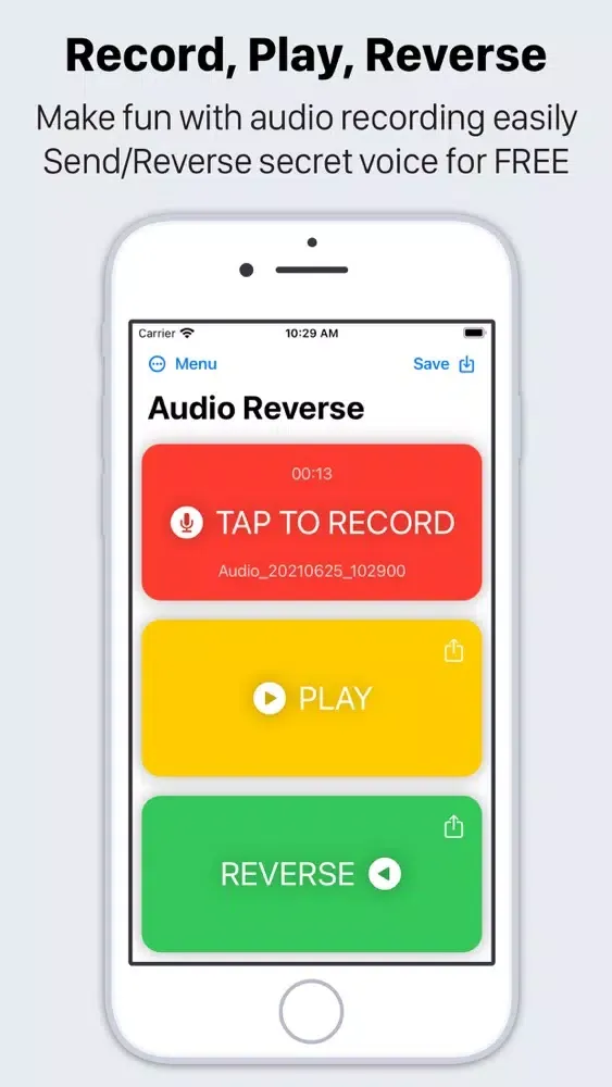 Audio Reverser - Record & Play Screenshots