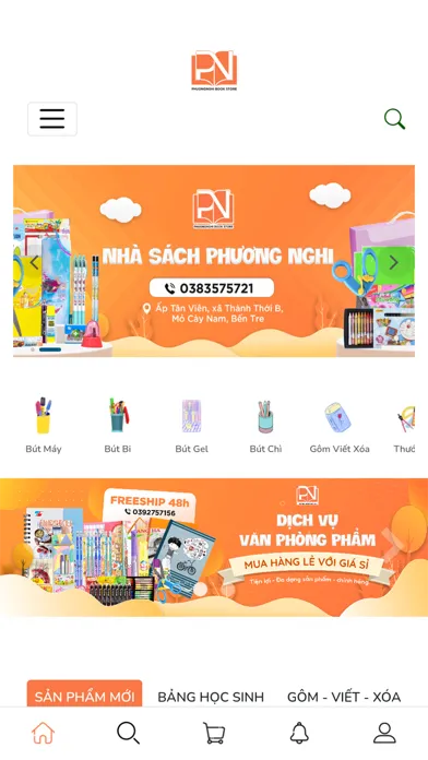 Screenshot di Nhà sách Phương Nghi