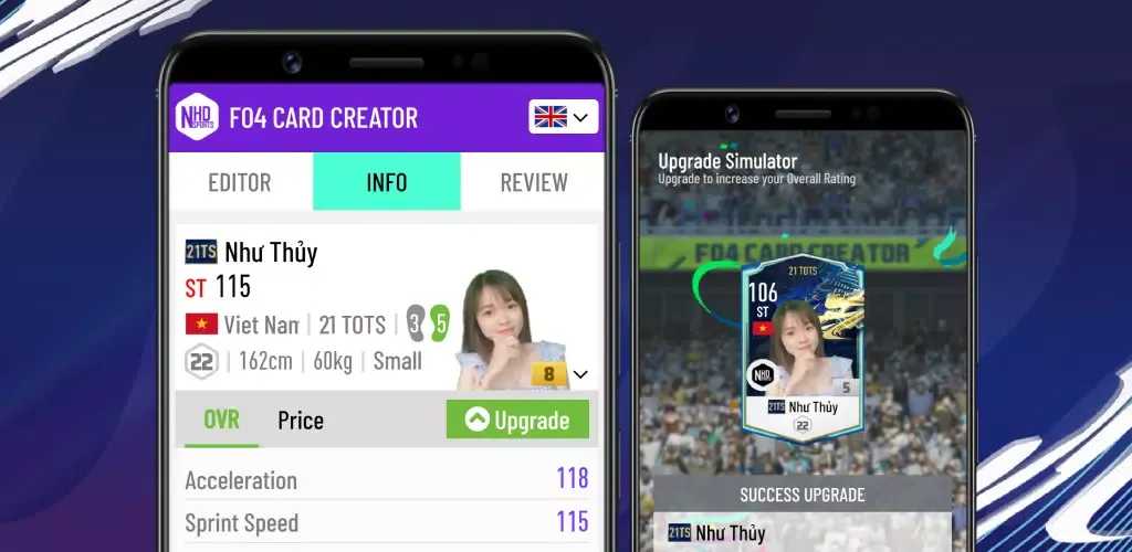 Ảnh chụp màn hình của FO4 Card Creator