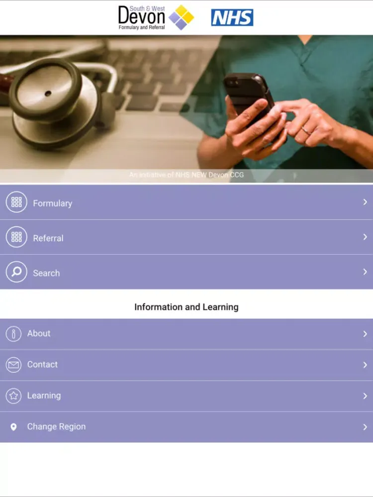 Devon Formulary and Referral iPad 应用截图