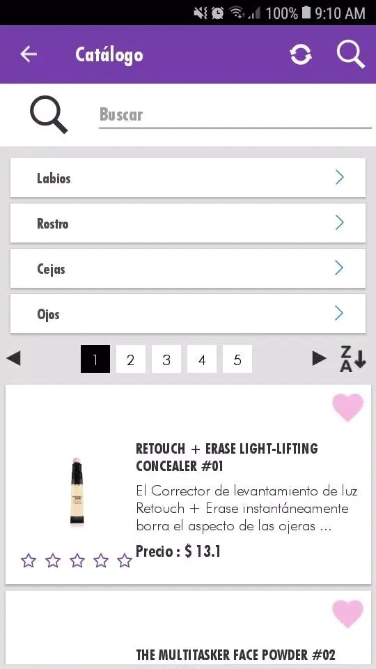Captures d'écran de IVI MAKEUP STORE