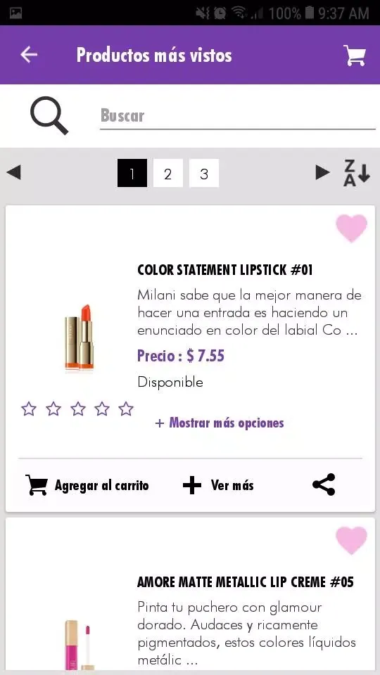 Captures d'écran de IVI MAKEUP STORE