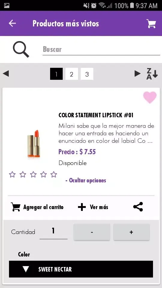 Captures d'écran de IVI MAKEUP STORE