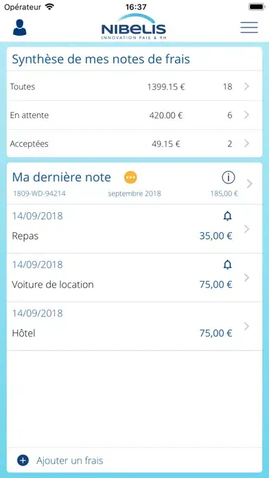 SIRH Nibelis Screenshots