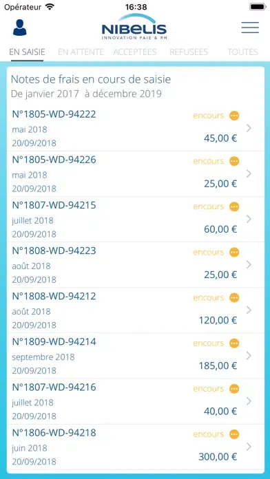 SIRH Nibelis Screenshots